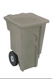 Contenedor Gris Ruedas Grandes